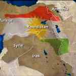 kaart koerdistan koerden kurdistan