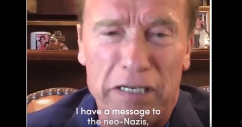 Arnold Schwarzenegger plaatst videoboodschap op Facebook tegen neo-nazi's
