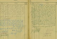 Grootboek met getuigenissen om overlevenden van Bergen-Belsen te helpen hertrouwen, te koop