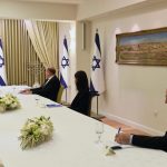 Pres. Rivlin meets with Kachol Lavan representatives
