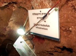 EU delegatie krijgt rondleiding in Hezbollah tunnel
